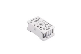 RS1 Serisi 11 Pin 10A Plug-in IP40 MS70 Ray Tipi Gri Güç Rölesi Soketi